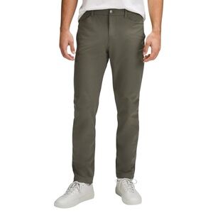 Lululemon Men’s ABC Classic-Fit 5 Pocket Pant 27” Warpstreme Army Green EUC